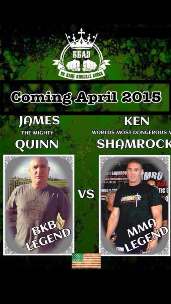 JayTWarsh's tweet photo. @ShamrockKen - APRIL 2015 - @ufc HALL OF FAMER KEN SHAMROCK fights bare knuckle fight in ENGLAND!!!!!! http://t.co/rVy4PmF741