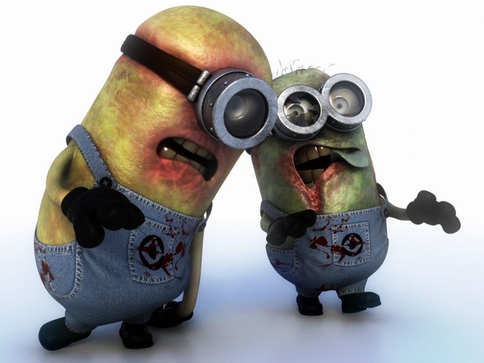 TapslayerAlice's tweet image. Would you still want Minions if they look like these? #minions #zombies #tapslayer