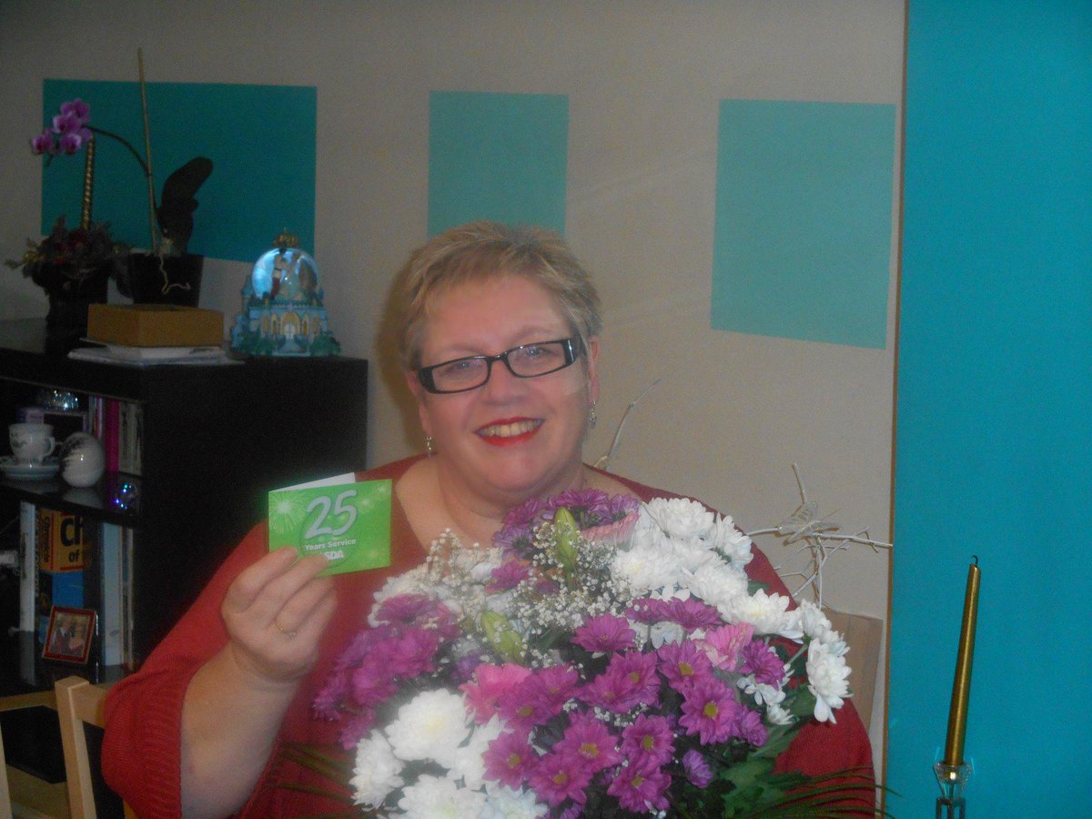 Community Champion (@asdawestswindon) on Twitter photo Jan here,Thanks for helping to make my 25th Asda anniversary special. I love being part of the Asda family.#asdaclc Jan here,Thanks for helping to make my 25th Asda anniversary special. I love being part of the Asda family.#asdaclc
