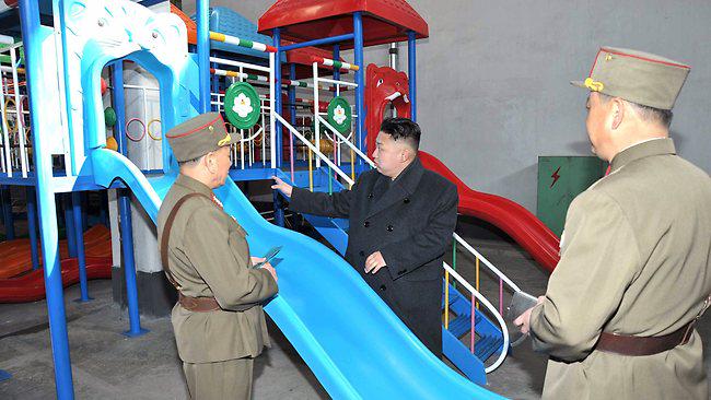  is partying today & the Great Leader got some state of the art entertainment.
Happy Birthday Kim Jong-Un. 