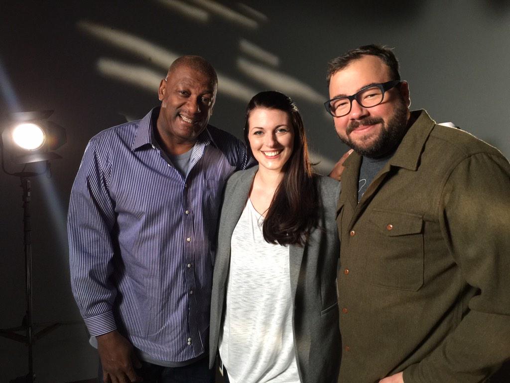 With the producer <a href="/sheamichelle/">Michelle O Shea</a> and director <a href="/aronives/">Aron Ives</a> for my @lynda course representing <a href="/ChiswickSchool/">Chiswick School</a>