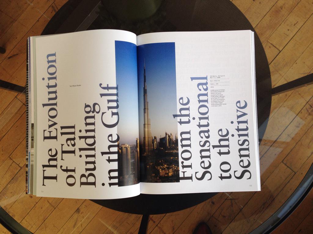 TerriBoake's tweet photo. #ADJournal My copy arrived with my article on #skyscrapers in the #UAE http://t.co/nj0SVL6Aeg