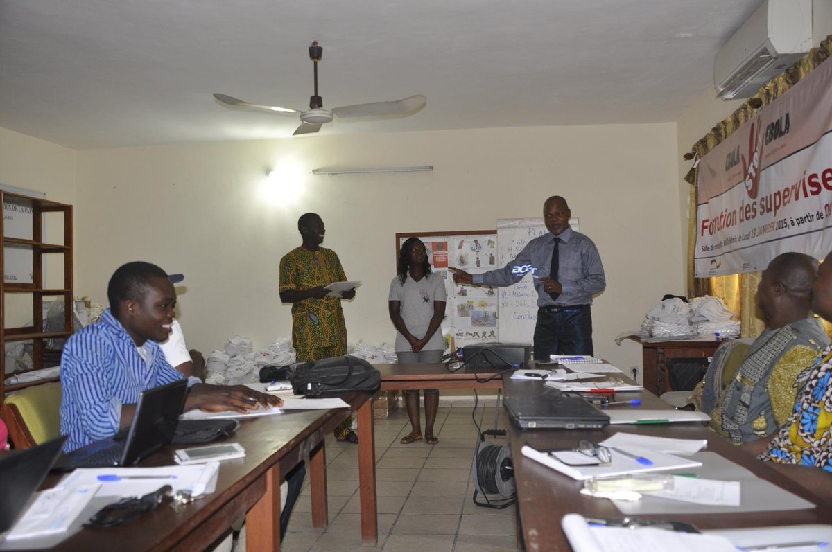 WANEP-Bénin aguerrit 14 superviseurs pour la campagne de sensibilisation  sur  Ebola.  bit.ly/1EwGAWA