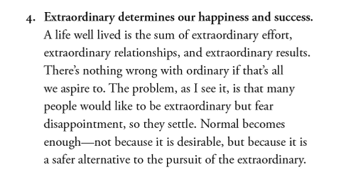 Mark_Sanborn's tweet photo. Extraordinary determines your happiness and success. #Fred2.0 http://t.co/JFKHv0c22W