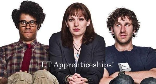 FindApprentices's tweet photo. Start an IT #apprenticeship and maybe you could join the I.T crowd! http://t.co/XkR5Xjsvph http://t.co/5lqYO5CR6L