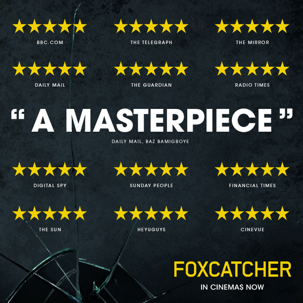 Discover the 5 times Oscar nominated #FOXCATCHER, in cinemas now.
