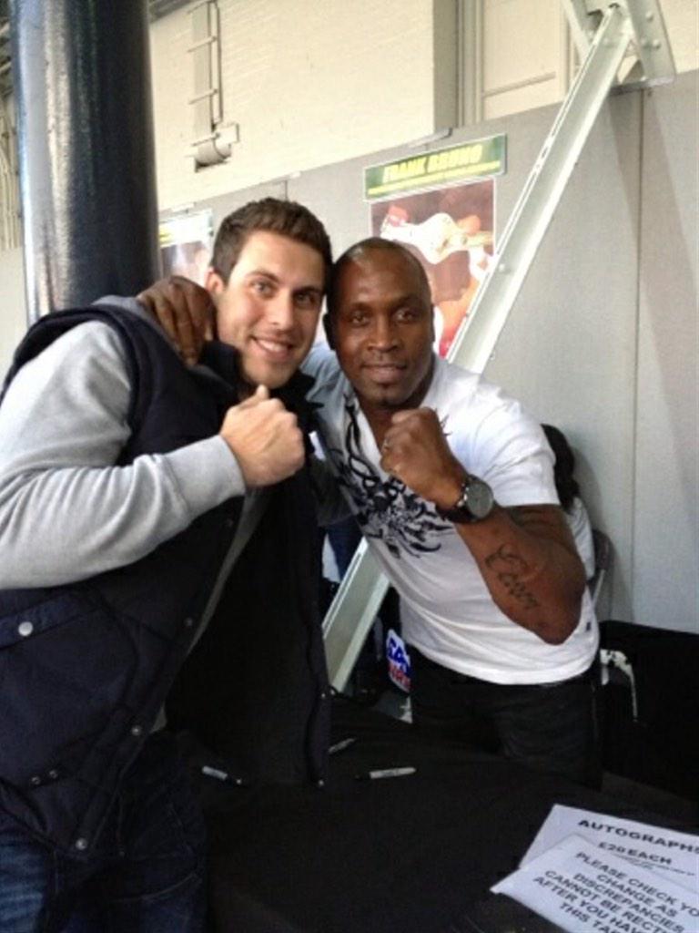  Happy birthday The Dark Destroyer aka Nigel Benn. Honoured to have met you once!  