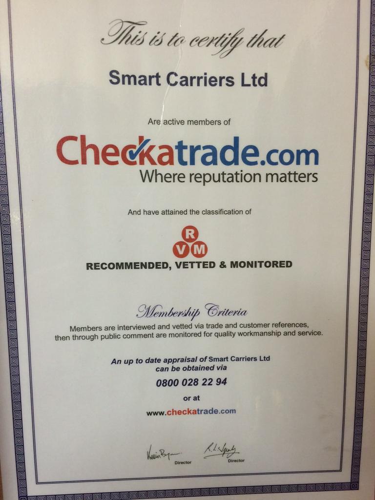 Smart_Carriers's tweet photo. Over 100 positive reviews from genuine customers, served by a genuine local removal company! http://t.co/PhZ1bGrqki
