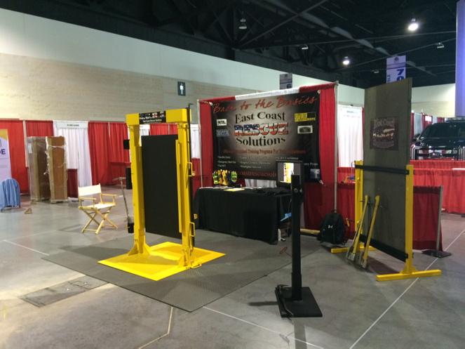 EcrsRick's tweet photo. Set up and ready for the Fire-Rescue East trade show come by booth 738 to see some of our products we build http://t.co/yk1ISJlfqI