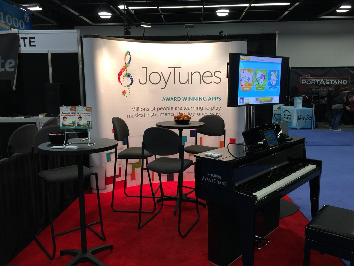martamozes's tweet photo. 1st day of #NAMMshow2015 ! Come visit us @ Hall E Booth 1148 &amp; play a song or two on #PianoMaestro! #NAMM #NAMMShow http://t.co/VMX3XT2QuV