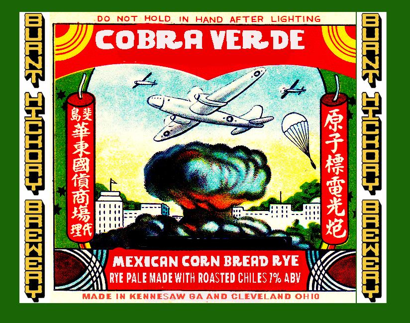 janetcho's tweet photo. MT @johnpetkovic: Yes, #CobraVerde BEER coming out, via @BHB_brews - Here's the label. More info soon. #thisiscle http://t.co/kgpCtKcWF4
