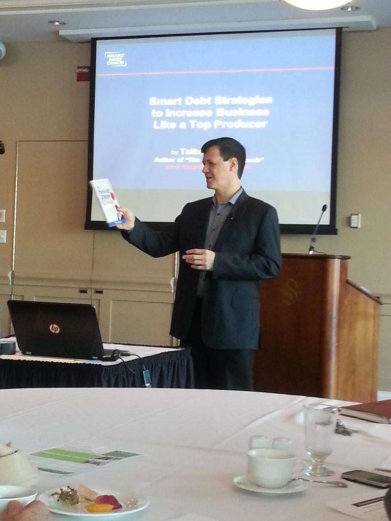 Thank you <a href="/TalbotStevens/">Talbot Stevens</a> for a GREAT presentation on Smart Debt and for the copy of The Smart Debt Coach!