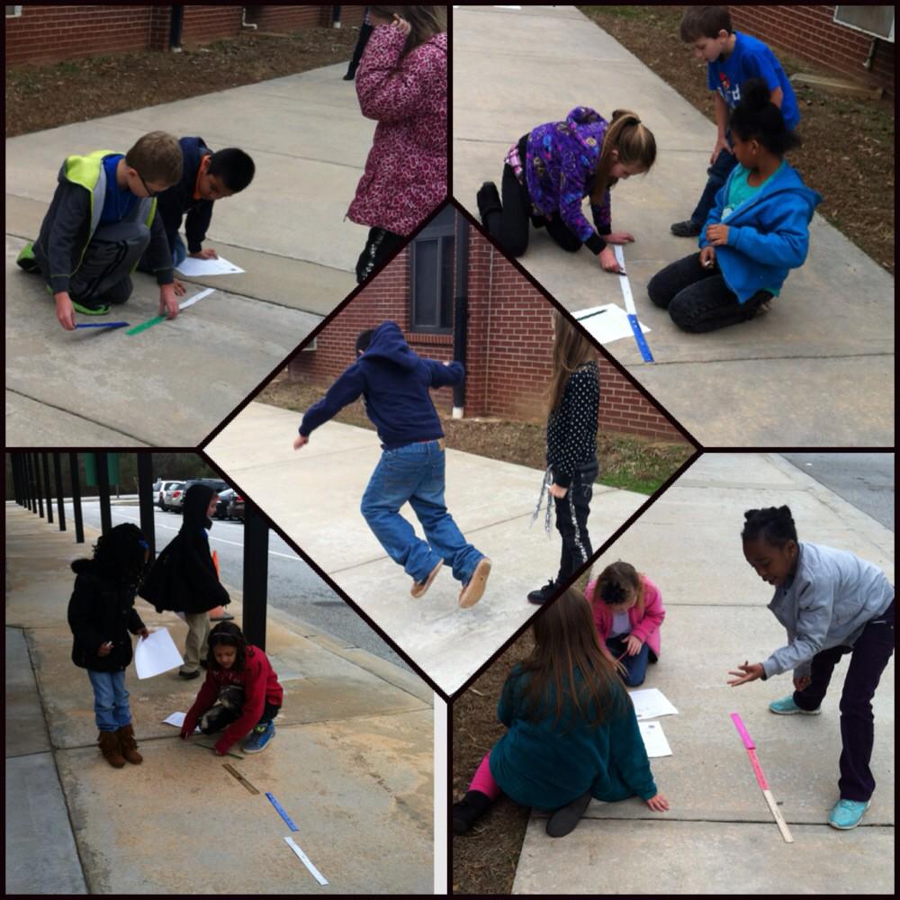 robinjlackey's tweet image. Having fun and measuring in math! @HeardMixon #frameworktask #kangaroojumps #ncssbethebest