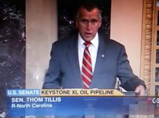 Tillis1Percent's tweet photo. It's me. Senator McKoch #THOMthink @YoungBLKRepub: That's my Senator! Thom Tillis says #whitemenrule #ncpol #ncsen http://t.co/IPGz7qaYtS
