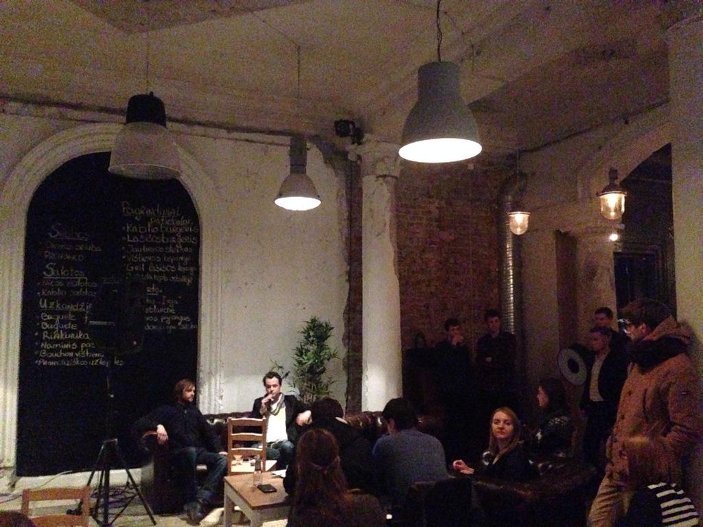 alina_nilss's tweet photo. Meeting social entrepreneurship accelerator #Socifaction in Vilnius with its co-founder @happydobbin @MAMMU_ http://t.co/PIqkW9cHiG