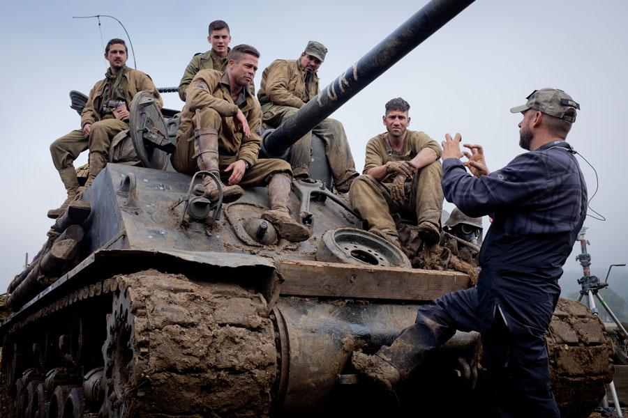 #TBT on the set of #FURYMovie.