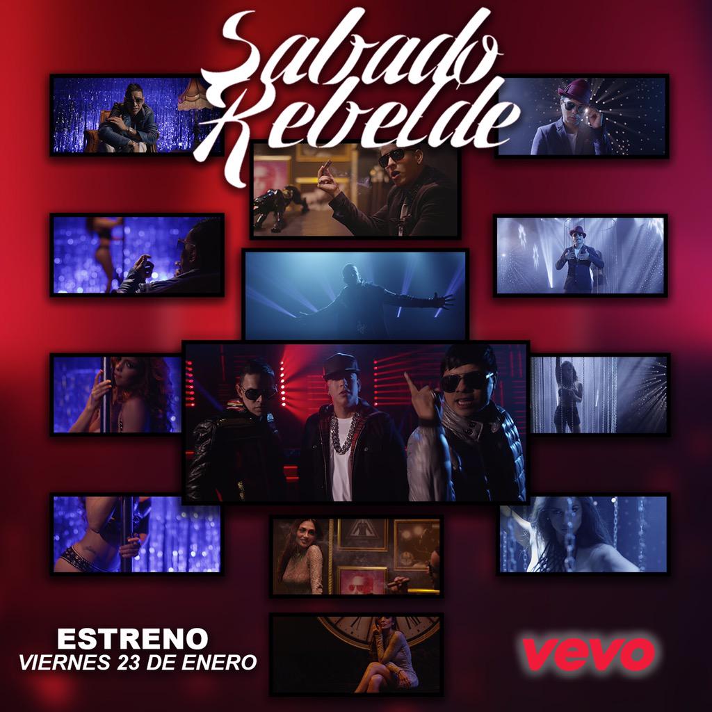 daddy_yankee's tweet photo. Mañana Viernes, no te pierdas el estreno mundial de mi nuevo video "SABADO REBELDE" junto a PLAN B por VEVO. http://t.co/Iyg7EFfLQl