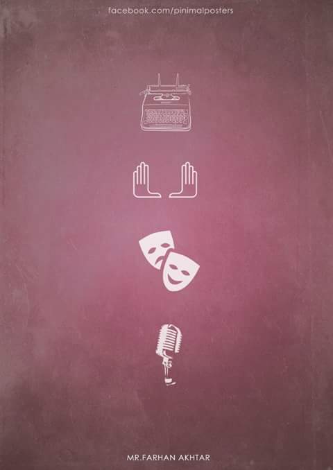PinimalPosters's tweet photo. @FarOutAkhtar our minimalist image of you #Bollywood #minimal http://t.co/266azFbNuK