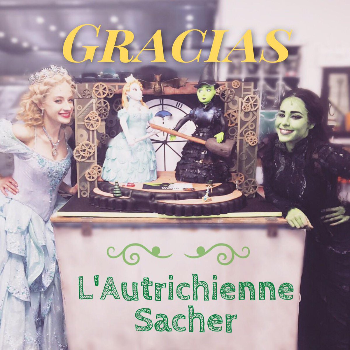 Gracias a <a href="/sachercakeshop/">L'Autrichienne by Sacher cake shop</a> por el increíble paste del Wicked.