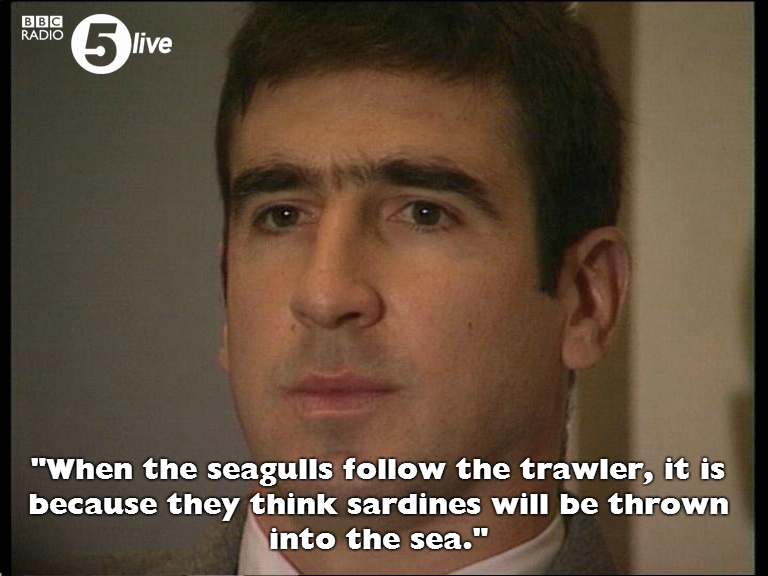 Bbc Radio 5 Live Ar Twitter Here S That Famous Quote From Eric Cantona Seagulls Kungfucantona Http T Co Xawlskcmp0