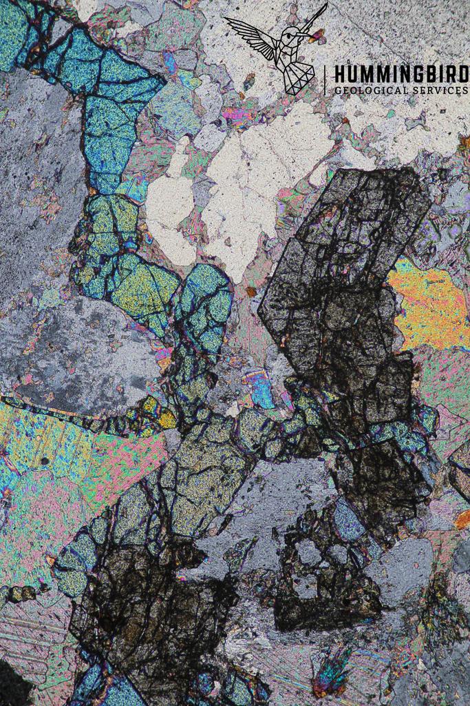 hummingbirdgeo's tweet image. #Zircon &amp;amp; #pyrochlore in a #syenite. #ThinSectionThursday