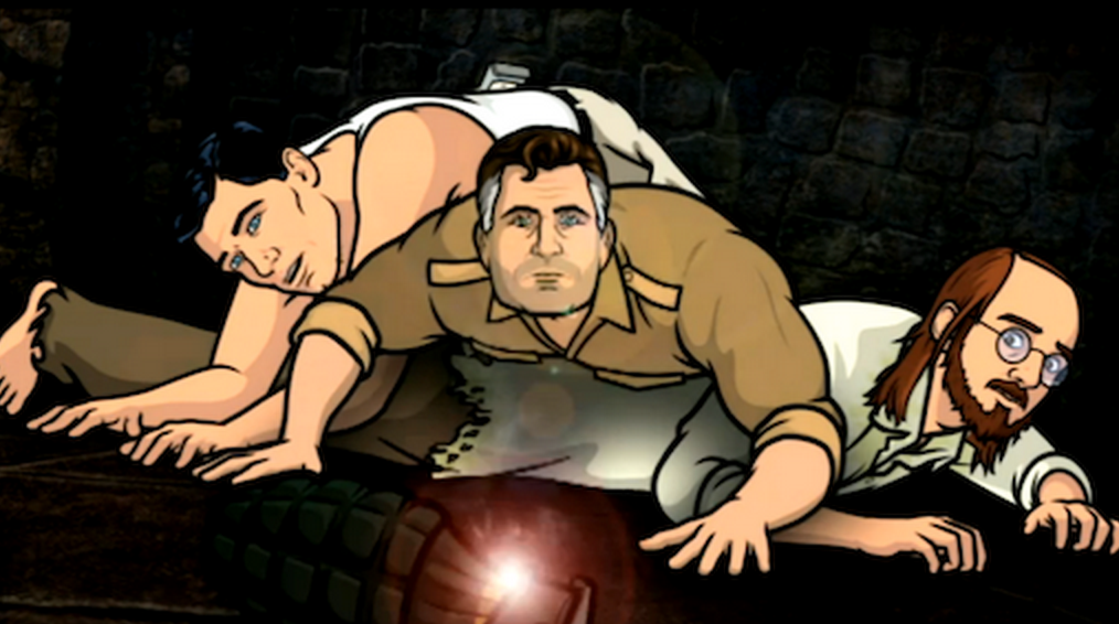ComedyCentralUK's tweet photo. #Archer is back at 11pm on #ComedyCentralExtra and after being captured by pirates, Archer emerges as Pirate King. http://t.co/EPHI6EQP7w
