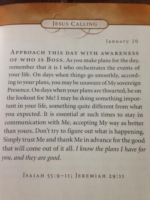 joshhenderson's tweet photo. "Simply trust... I know the plans I have for you and they are good." #amen #Jesuscalling http://t.co/aAM9sfXfkm