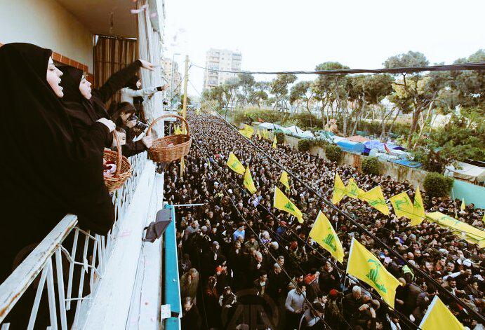 Heavencouldwait's tweet image. Thousands of assassins or would-be assassins at the funerals of the terrorist  #Mughniyeh in Beirut; the end is near!