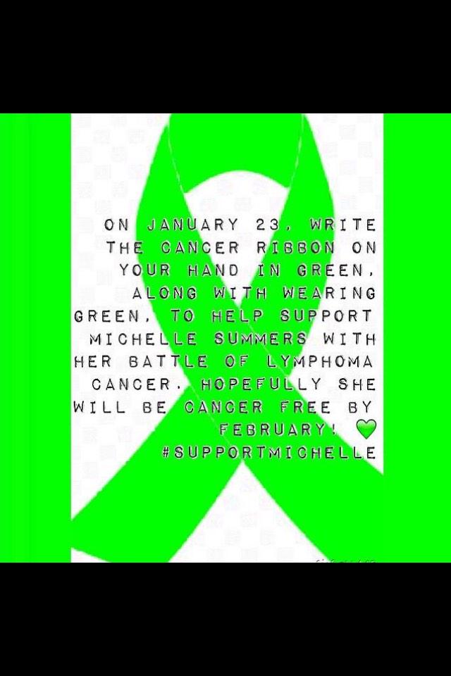rachell_black's tweet photo. #supportmichelle 💚 http://t.co/Ta1uKHZmSP
