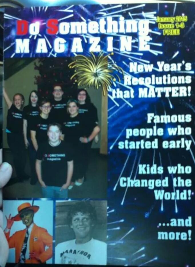 dosomethingmag's tweet photo. Look for #edition3 of #dosomethingmagazine in your school today! http://t.co/78VpsYKqCT