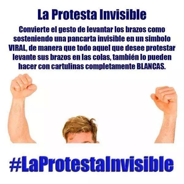yaralibre's tweet photo. #LaProtestaInvisible http://t.co/G1kjIcERxY