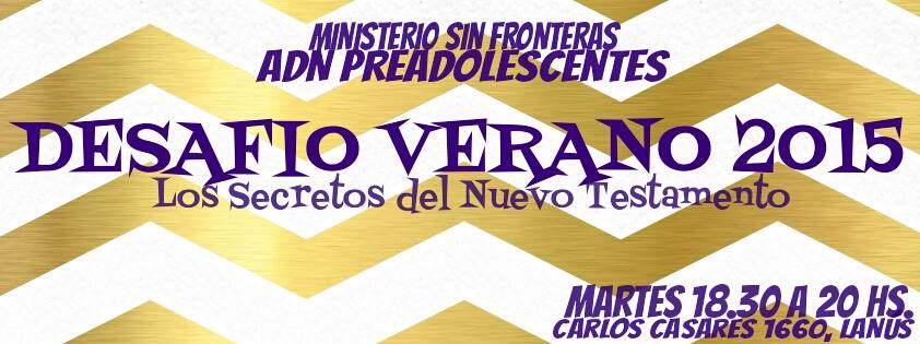 ADNPre's tweet photo. ¡Si tenes entre 11 y 13 años te esperamos para aprender juntos más de la Palabra! #DesafíoDeVerano #Diversión #Bible http://t.co/zMTRUUZJPp