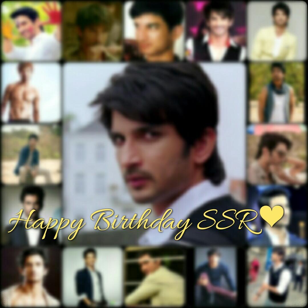  HAPPY BIRTHDAY SUSHANT SINGH RAJPUT . Its finally your birthday :\). I love you so much,forever & always 