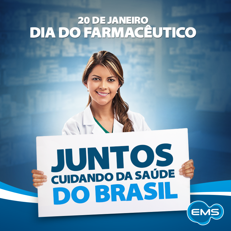 EMSFarmaceutica's tweet photo. Parabéns a todos os farmacêuticos do Brasil, que juntos com a EMS, cuidam da saúde de milhões de brasileiros. http://t.co/xb9Liud3GI