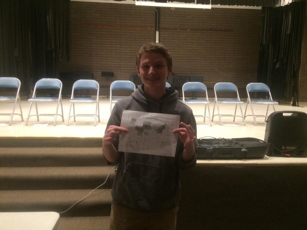 WesternHillsMS's tweet photo. 2015 Geography Bee Champion!! http://t.co/b99vGQyCzx