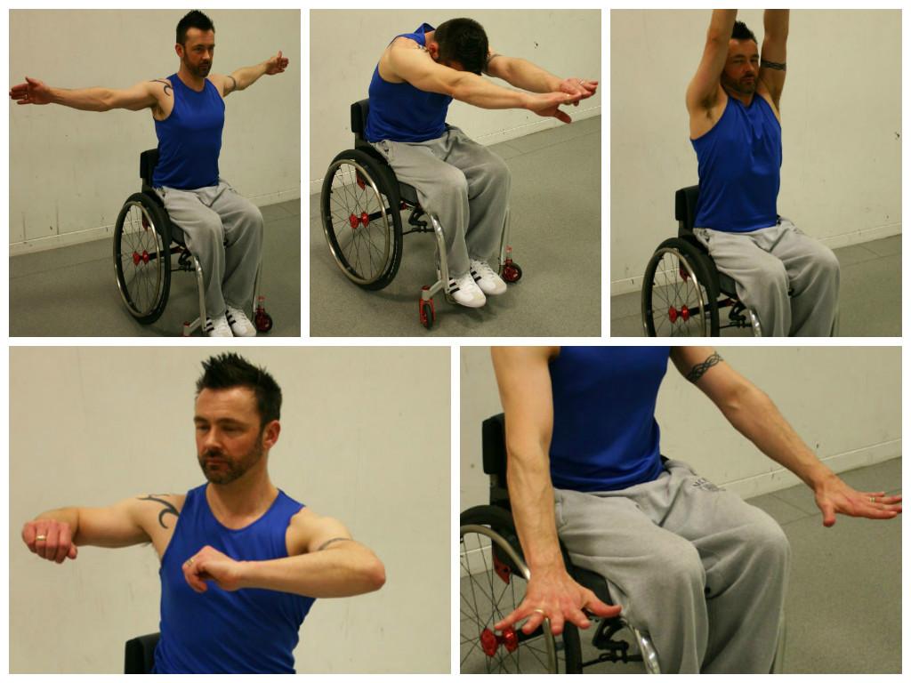 scope's tweet image. Not feeling very flexible? Here are five wheelchair stretching exercises you can do at home: bit.ly/1Cwu5Zw