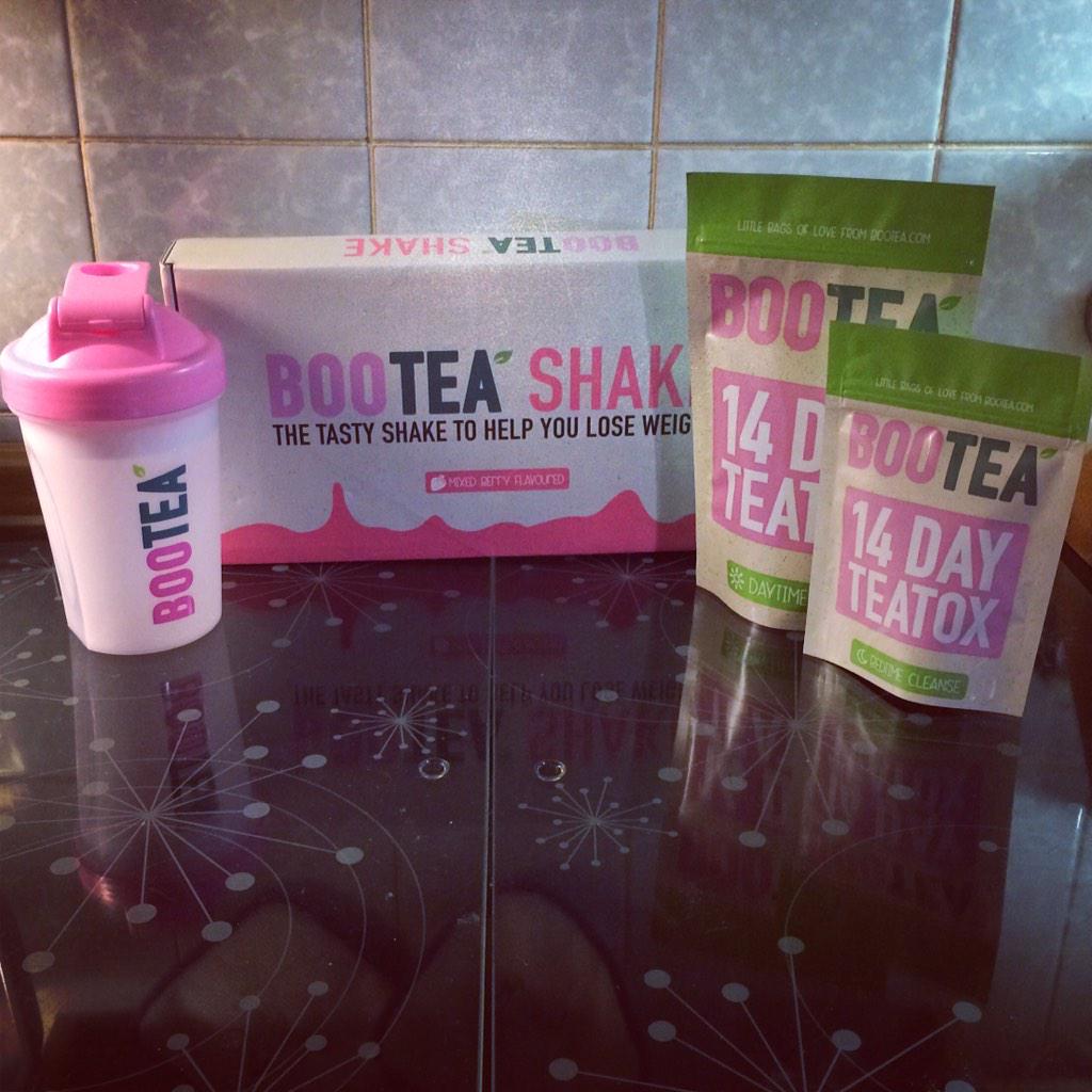 Quirie18's tweet photo. Got my @BooteaUK order 2day๐ #JourneyStartsFriday #BooTeaShake #BooTeaFourteenDayTeatox #DaytimeDetox #BedtimeCleanse http://t.co/XezLUdrIjX