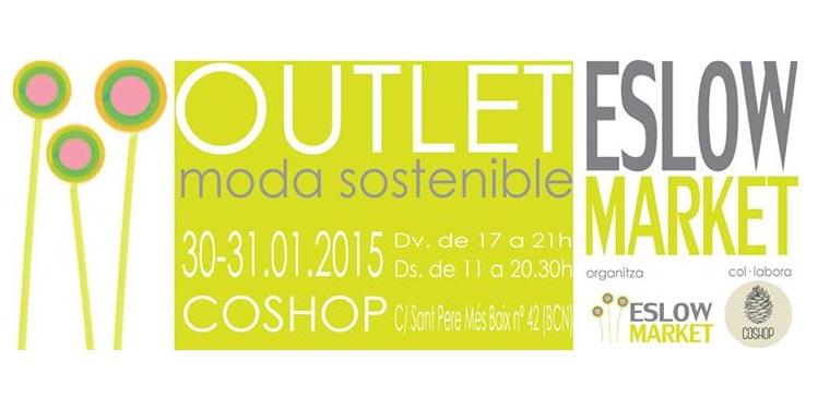 outletbarcelona's tweet photo. Atenció a @EslowMarket: el 1er #outlet de #moda #sostenible. Dies 30 i 31 Gener a #Coshop. http://t.co/4vF1298T0o