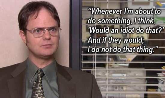 Happy Birthday Rainn Wilson! Thanks for the words of wisdom that I attempt to follow every day 