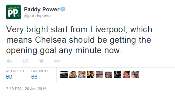 paddypower's tweet photo. GOAL! Hazard scores! Well, what did I tell you... http://t.co/uCO70pwaMJ
