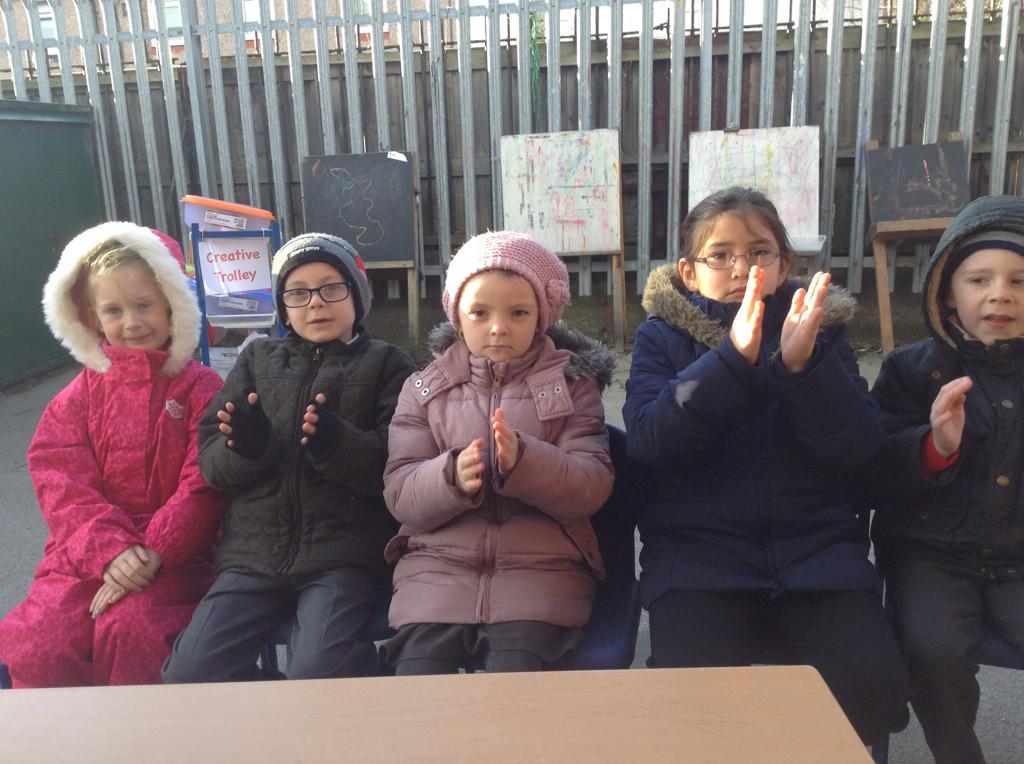 _Class_1G's tweet photo. We were clapping to a steady beat in music this morning, look at our concentrating faces....@YsgolEmmanuel #music http://t.co/293VNNHHOD