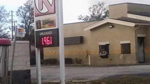 weartv's tweet photo. Gas prices remain below $2! When you find low gas prices, send us your #PumpPics! Photo sent in by Matthew Lambert. http://t.co/08QzfwN2b4