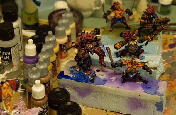 ninjadiv's tweet photo. RT @ShatteredNight: First wash applied, now the fun part begins! Painting #RelicKnight Noh from @sodapopminis http://t.co/mIykpQ7j84