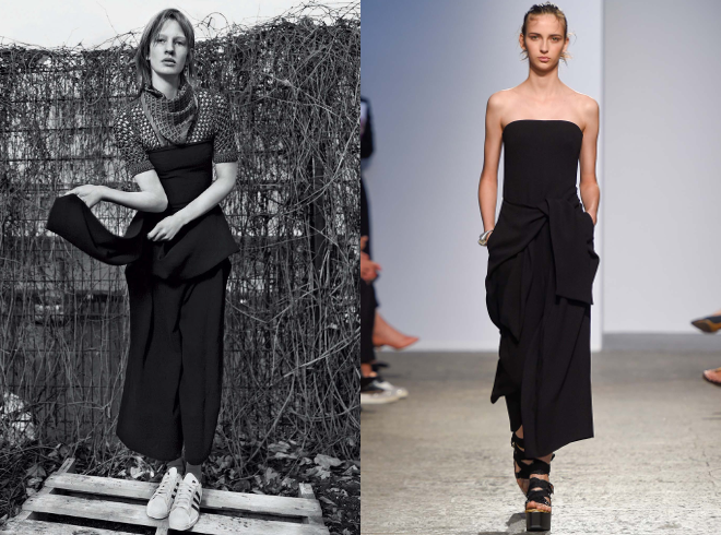 InfluenceStBlog's tweet photo. @sportmax A #model in #Sportmax + #SS15 @MarieClaire_it February http://t.co/jLrnvN6grS http://t.co/xSfB9xixm1