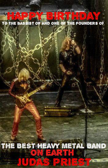 Happy Birthday Ian Hill!! \\m/  