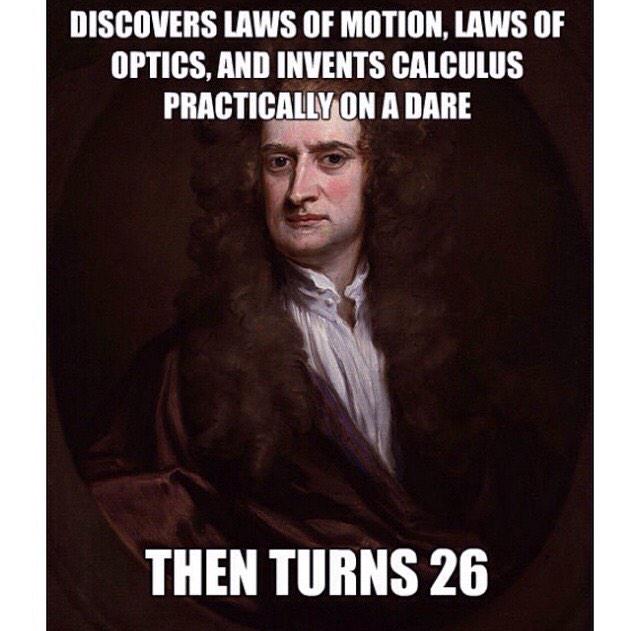 Isaac Newton Invented Calculus Newton And Leibniz The Fathers Of