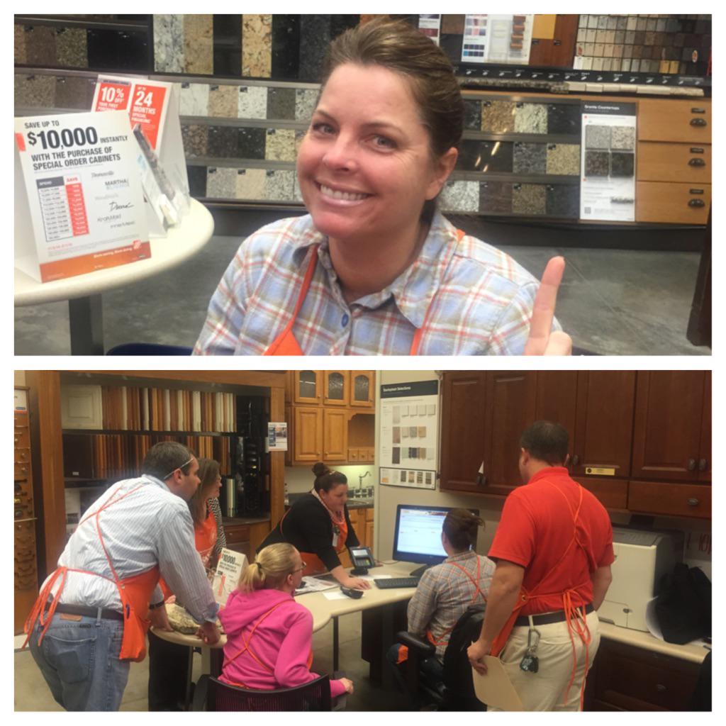 Specialty Tuesday is heating up. Jacqueline @ 1106 #1 Flooring Specialist in the D329. Great job!!!