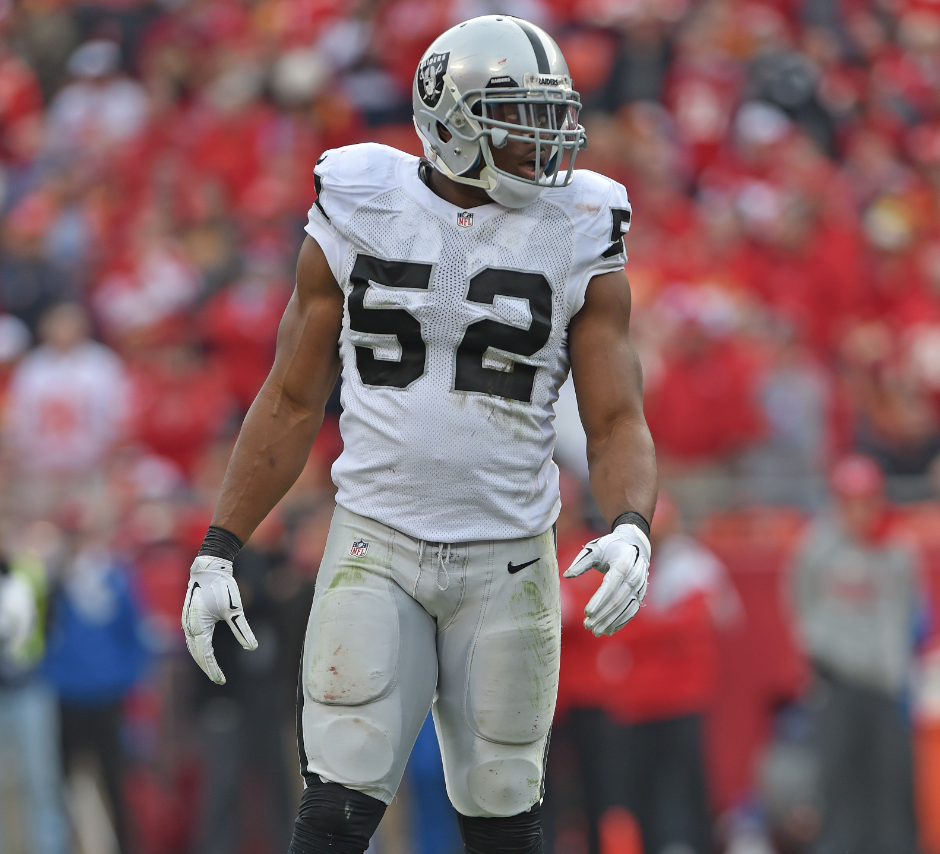 ESPNNFL's tweet image. Our NFL LIVE 2014 Defensive Rookie of the Year goes to @Raiders LB @52Mack_.