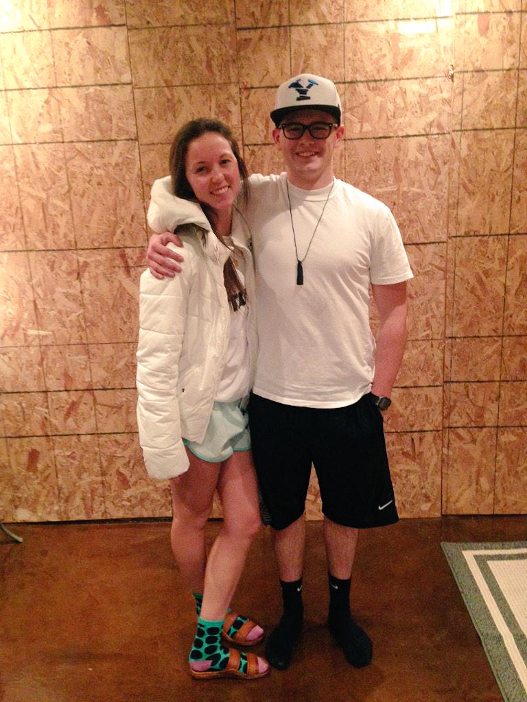 immaTreasure's tweet photo. glad I got to see you before you leave, you're gonna be a great missionary Aj! thank you for everything. ❤️ you! http://t.co/UY1MoBzxuP