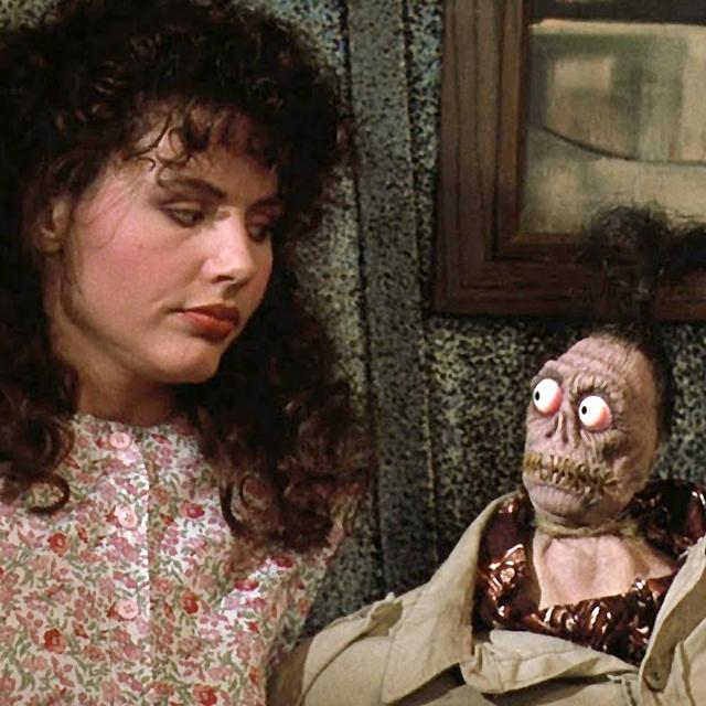 Happy Birthday, Geena Davis! (January 21, 1956)
Barbara Maitland (with Shrunken Head Guy) in \Beetlejuice\ (1988). 